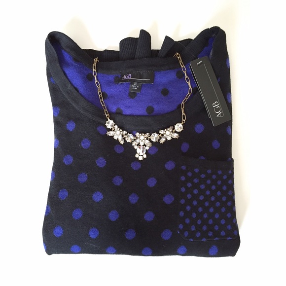 AGB Sweaters - AGB Polka Dot Sweater ✨NWT