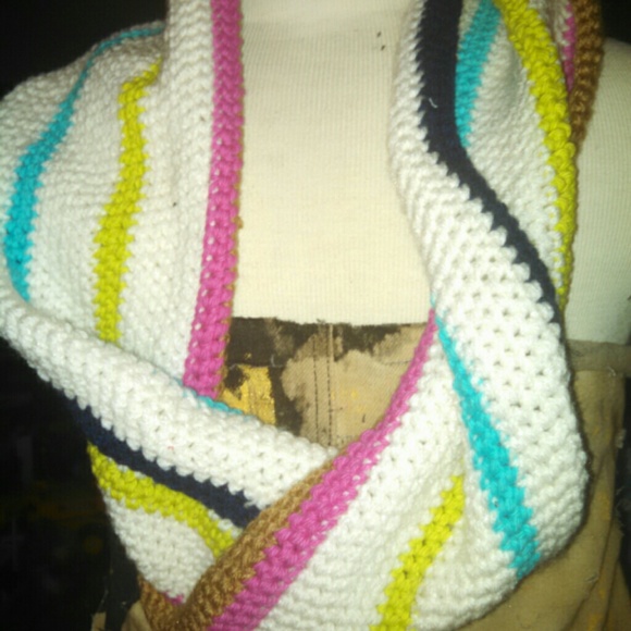 Award winning handmade crochet infinity scarf