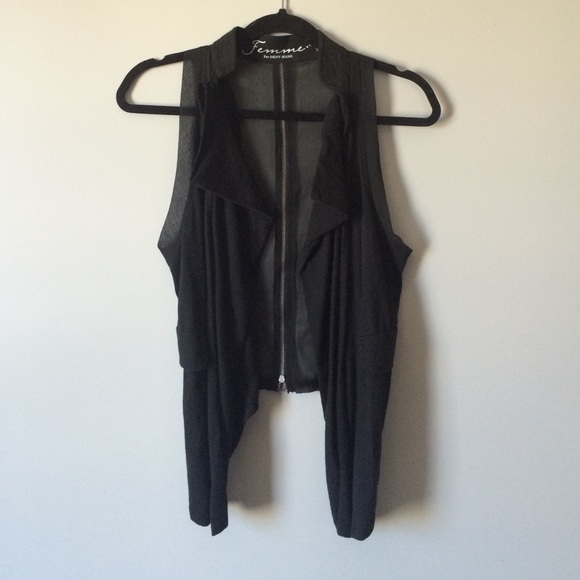 DKNY zipper back. Vest.