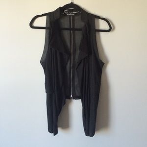 DKNY zipper back. Vest.