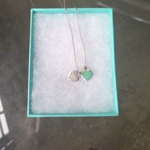 Tiffanys double heart necklace