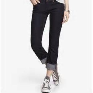 Express Cropped Skinny Low Rise Jean