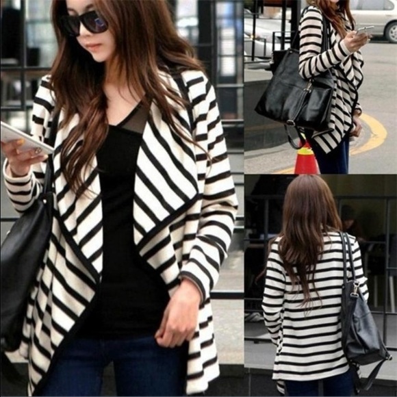 Striped cardigan