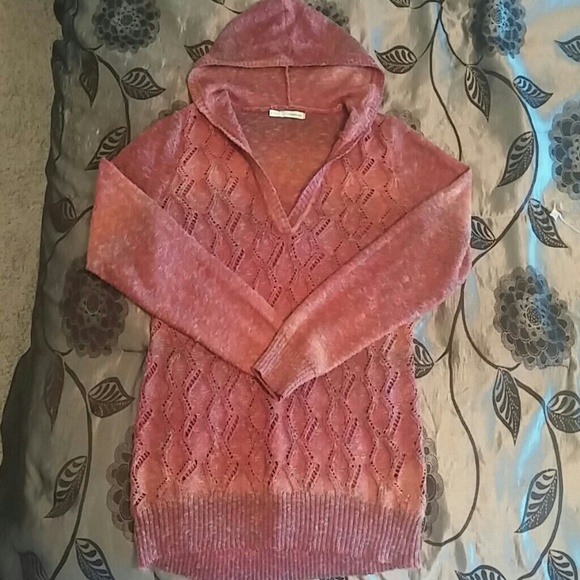 Maurices hooded, tunic style sweater