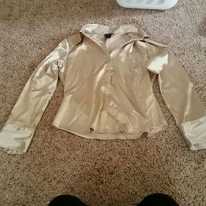 Tan/Cream blouse