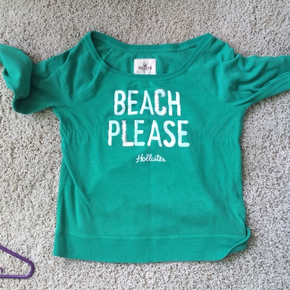 beach please sweatshirt