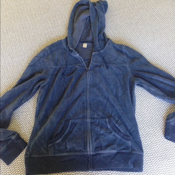 Old navy velour zip up.