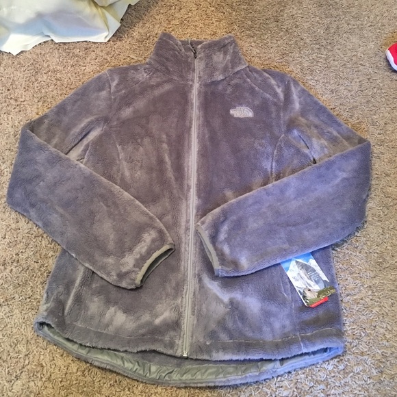 The North Face Jackets & Blazers - Northface fleece jacket metallic silver