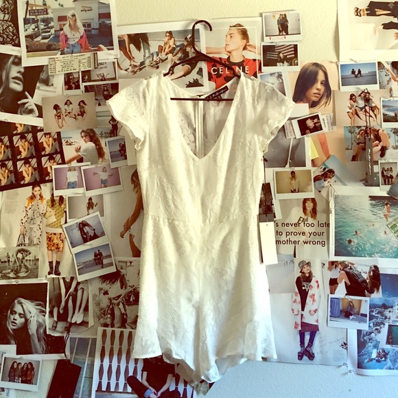 For love and lemons White Romper