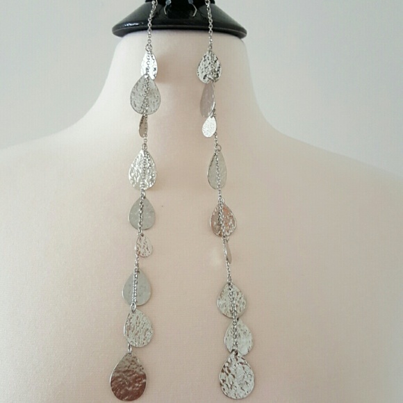Long Silver Earings - Picture 1 of 4