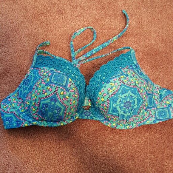 Aerie Bikini Top Blue