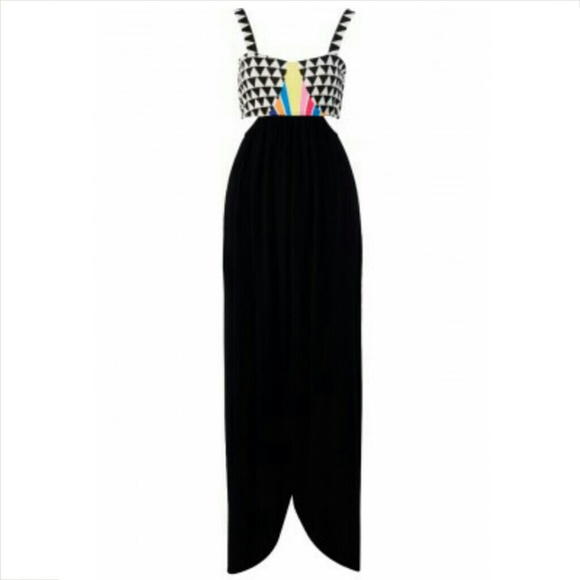 Geometric printed Maxi Dress