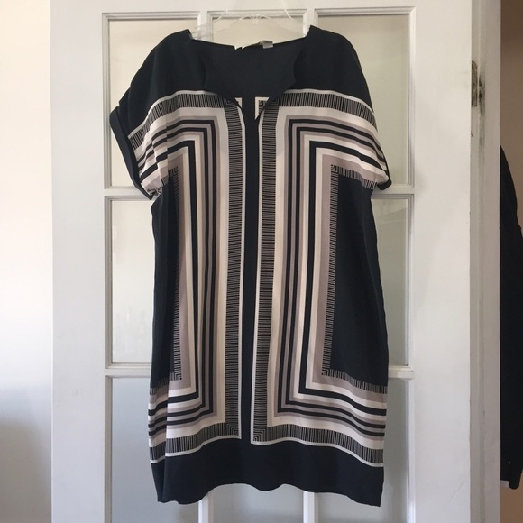 100% Silk Cynthia Rowley oversized shift dress