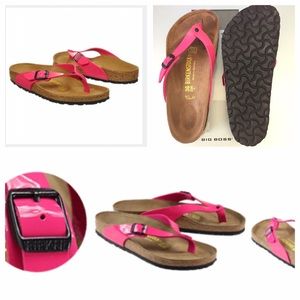 Birkenstock Pink Patent thong