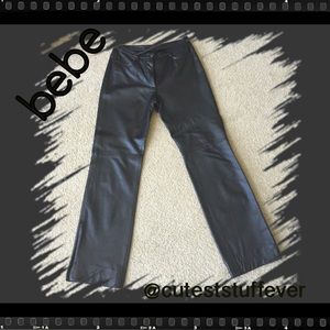 Bebe leather pants