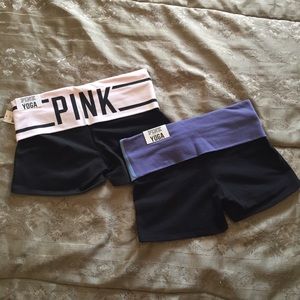 PINK Yoga Shorties