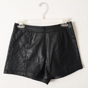 Forever 21 Leather Shorts