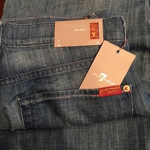 NWT 7 for all mankind Charlize jeans.