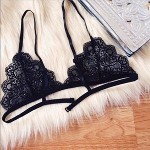 Black Lace Bralette