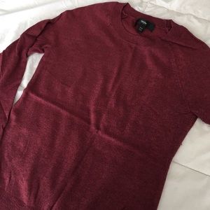 Burgundy Crewneck Sweater