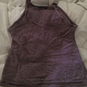 ✨stripped brandy melville crop top✨