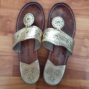 Metallic Jack Rogers