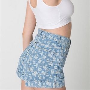American Apparel high waisted shorts