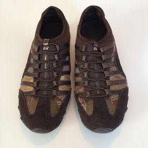 Brown Slip On Skechers