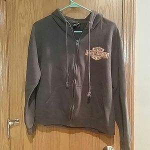 Harley Davidson zip up hoodie