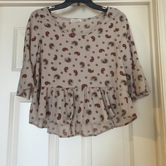 Peplum blouse
