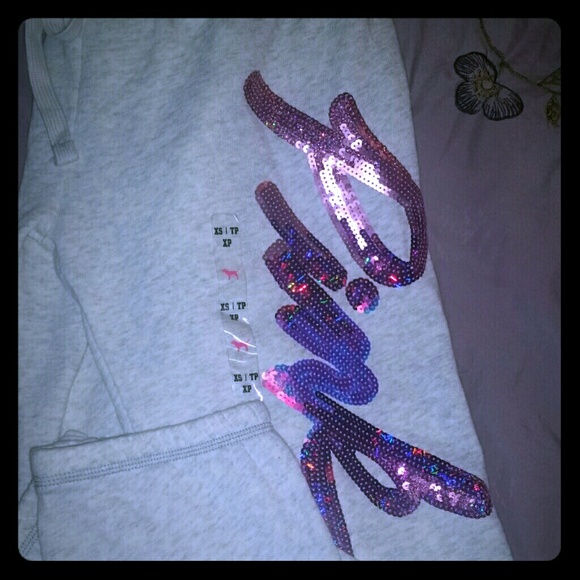 NWT ~ Pink Grey Sweatpants - Signature fit