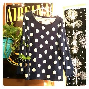 Oversized polkadot sweater