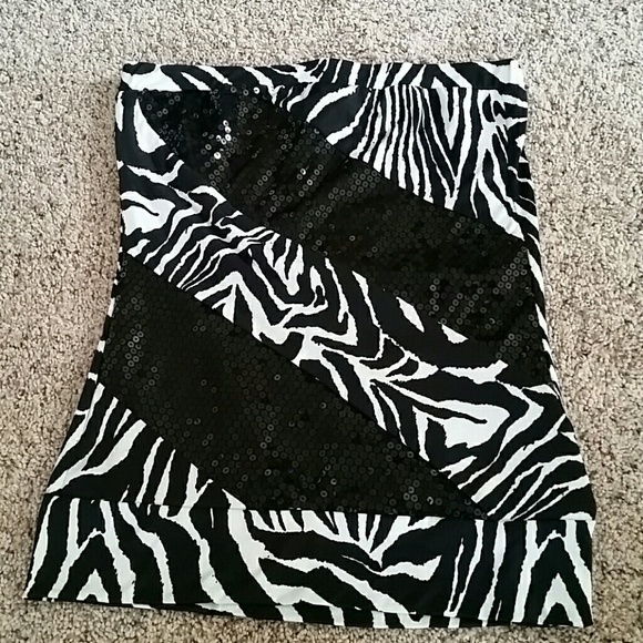 Black tube top