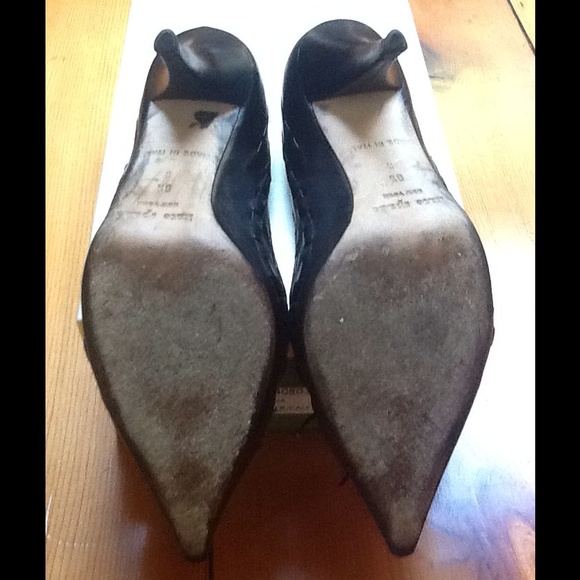 Kate Spade Anna Black Calf Heels - Picture 3 of 4