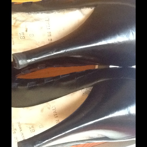 Kate Spade Anna Black Calf Heels - Picture 4 of 4