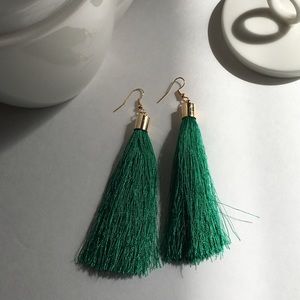 ✳️90%OFF✳️GREEN TASSEL EARRINGS