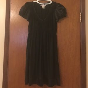 Cute little black dress with caped sleeves