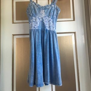 Baby blue dress from Topshop