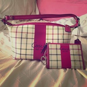 coach purse with matching coach wallet!