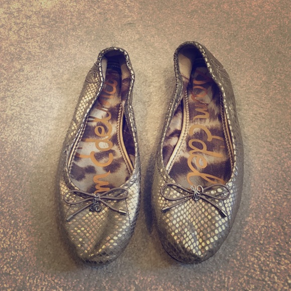Sam Edelman Felicia flat - Gold snakeskin