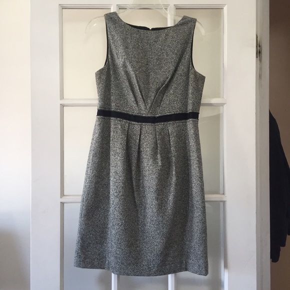 Petite Anne Taylor Loft tweed dress
