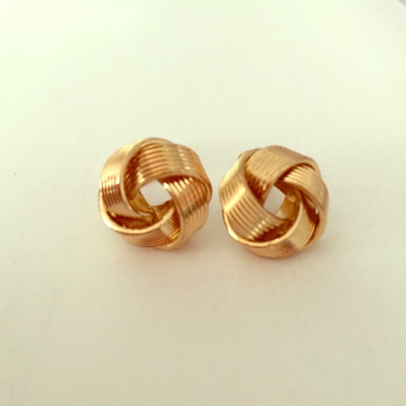 J crew knot earrings