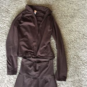 Brown Lucy track suit