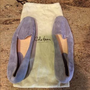 Cole Haan Collection Periwinkle Suede Loafers