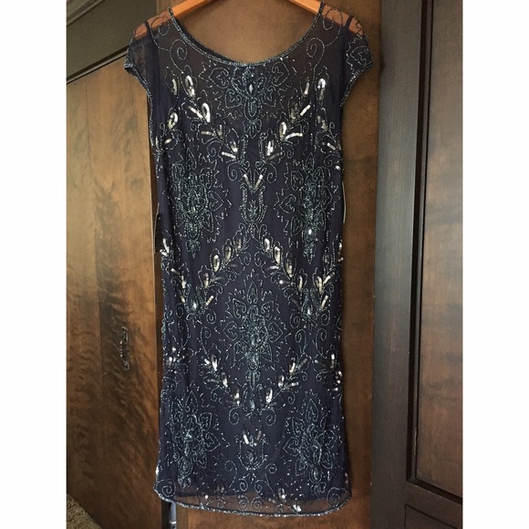 Pisarro Nights Navy Blue Homecoming Dress