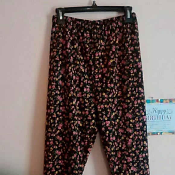 Floral leggings