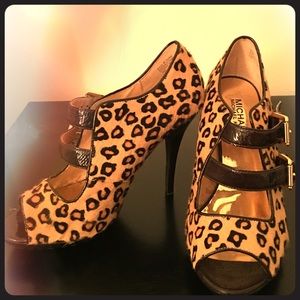 MICHAEL Michael Kors Calf Hair Leather booties