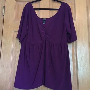 SOLD Cranberry 3/4 Length Babydoll Plus Size