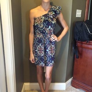 One Shoulder Dress; Size S