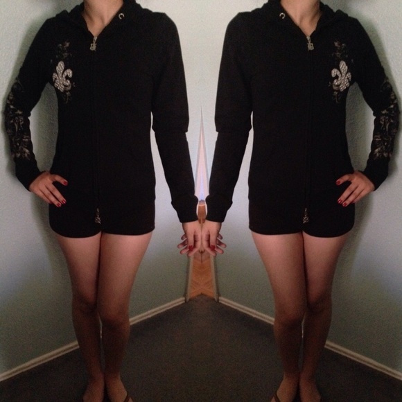 BCBG Fleur de Lis hoodie